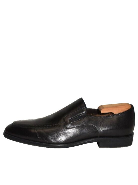 New! Bruno Magli RAGING LEATHER SLIP-ON BLACK LEATHER Loafer Size 9.5 M DD471 main image 6